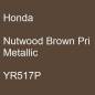 Preview: Honda, Nutwood Brown Pri Metallic, YR517P.